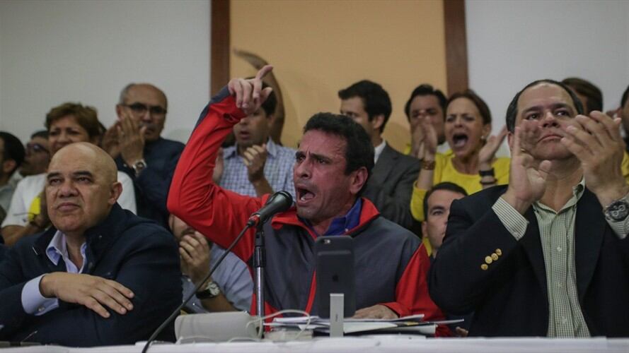 El gobernador del estado de Miranda, Henrique Capriles . Foto: Agencia EFE