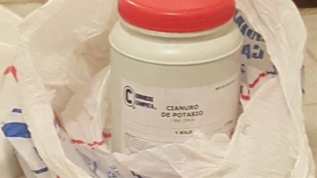 Medicina Legal inicia análisis de cianuro hallado en casa de Jorge Enrique Pizano. Foto: