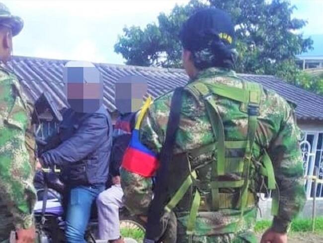 Habitantes de sectores rurales habían advertido la presencia de hombres fuertemente armados . Foto: Cortesía