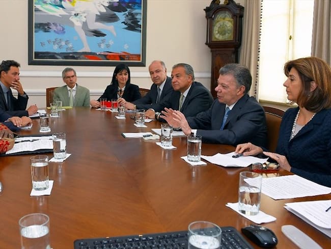 Juan Manuel Santos se reunió con Fatou Bensouda, fiscal de la Corte Penal Internacional. Foto: Presidencia