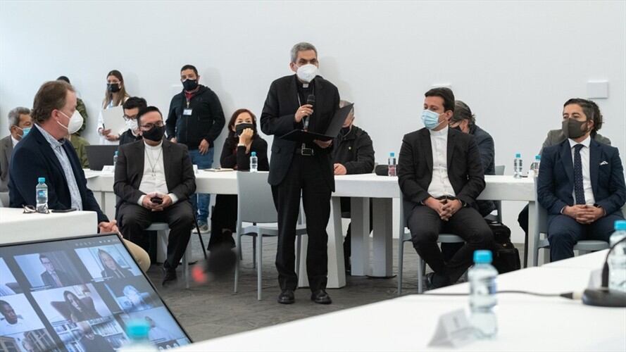 Rechazamos abusos de parte de algunos miembros de la fuerza pública: líderes religiosos. Foto: Cortesía Presidencia