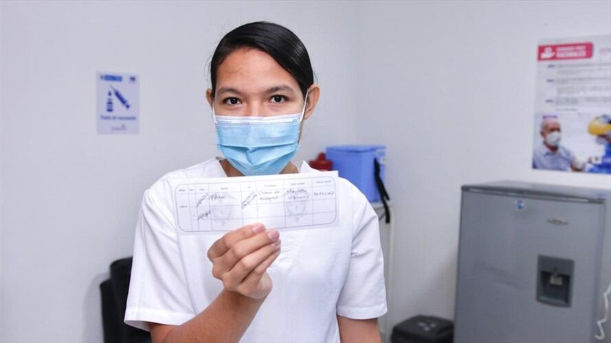 Se espera que el sábado 258 profesionales sanitarios sean inoculados. Foto: Alcaldía de Santa Marta