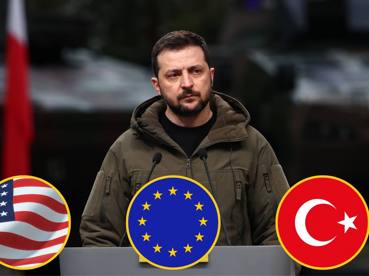Zelenski pidió “garantías” de EE.UU., la UE y Turquía para posible acuerdo de paz con Rusia