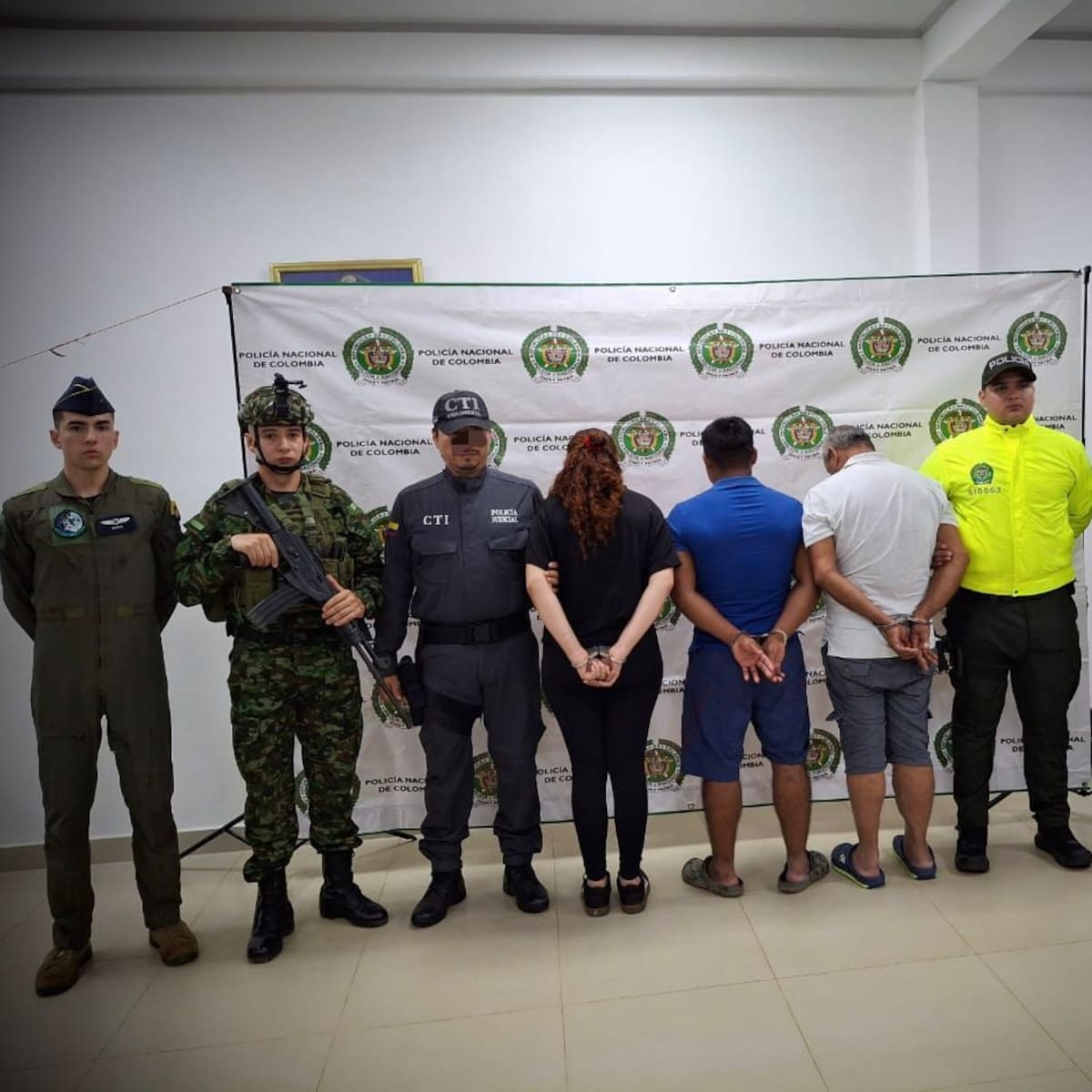 Capturados presuntos integrantes de la Estructura Primera Armando Ríos en Guaviare