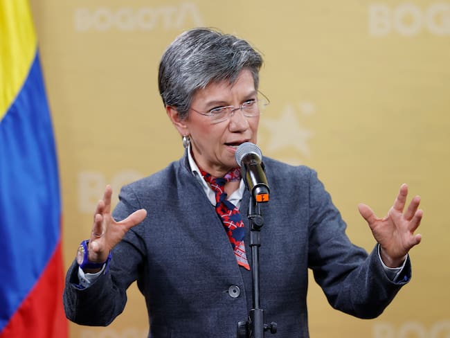 Alcaldesa de Bogotá, Claudia López. Foto: EFE/ Mauricio Dueñas Castañeda