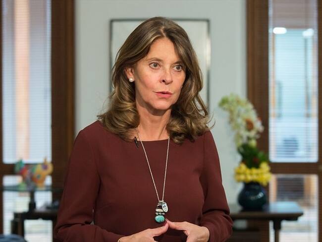 La vicepresidenta Marta Lucía Ramírez tildó de “cínica” la carta que le envió el régimen de Nicolás Maduro al Consejo de Seguridad de Naciones Unidas. Foto: Colprensa / PRESIDENCIA