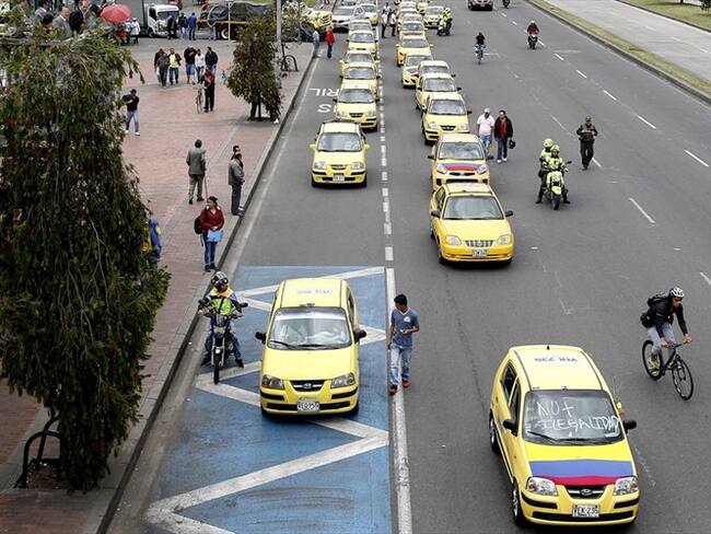 Secretario de Movilidad asegura que el 99% de los taxis están funcionando en Bogotá