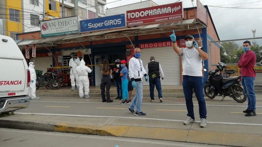 Al lugar acudieron funcionarios del Cuerpo Técnico de Investigación, CTI, de la Fiscalía General de la Nació. Foto: Cortesía
