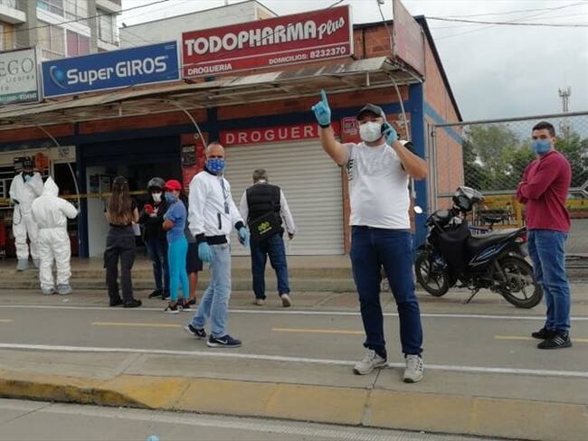 Al lugar acudieron funcionarios del Cuerpo Técnico de Investigación, CTI, de la Fiscalía General de la Nació. Foto: Cortesía