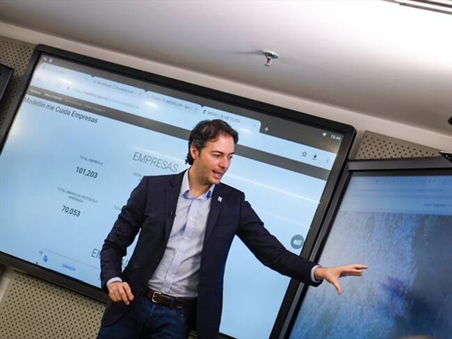 Daniel Quintero, alcalde de Medellín . Foto: Alcaldía de Medellín