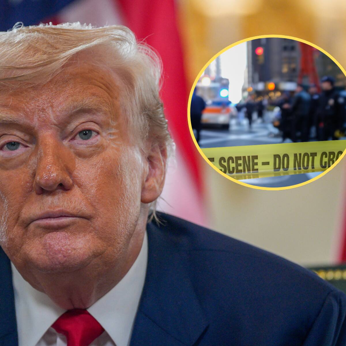Trump calificó tiroteo en Nueva York de una violencia “sin sentido” cometida por un “lunático”