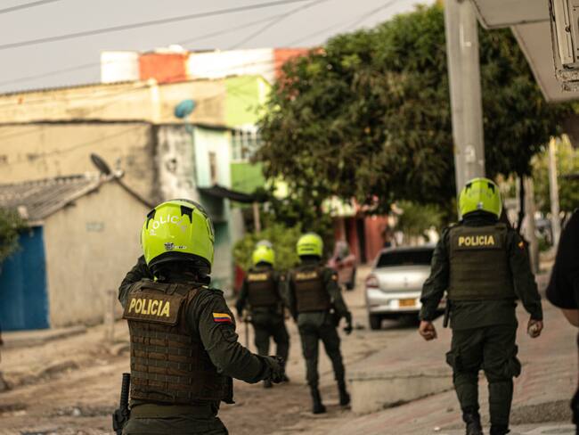 Agentes de la policía colombiana. Foto de: Alex DItta/Long Visual Press/Universal Images Group vía Getty Images.