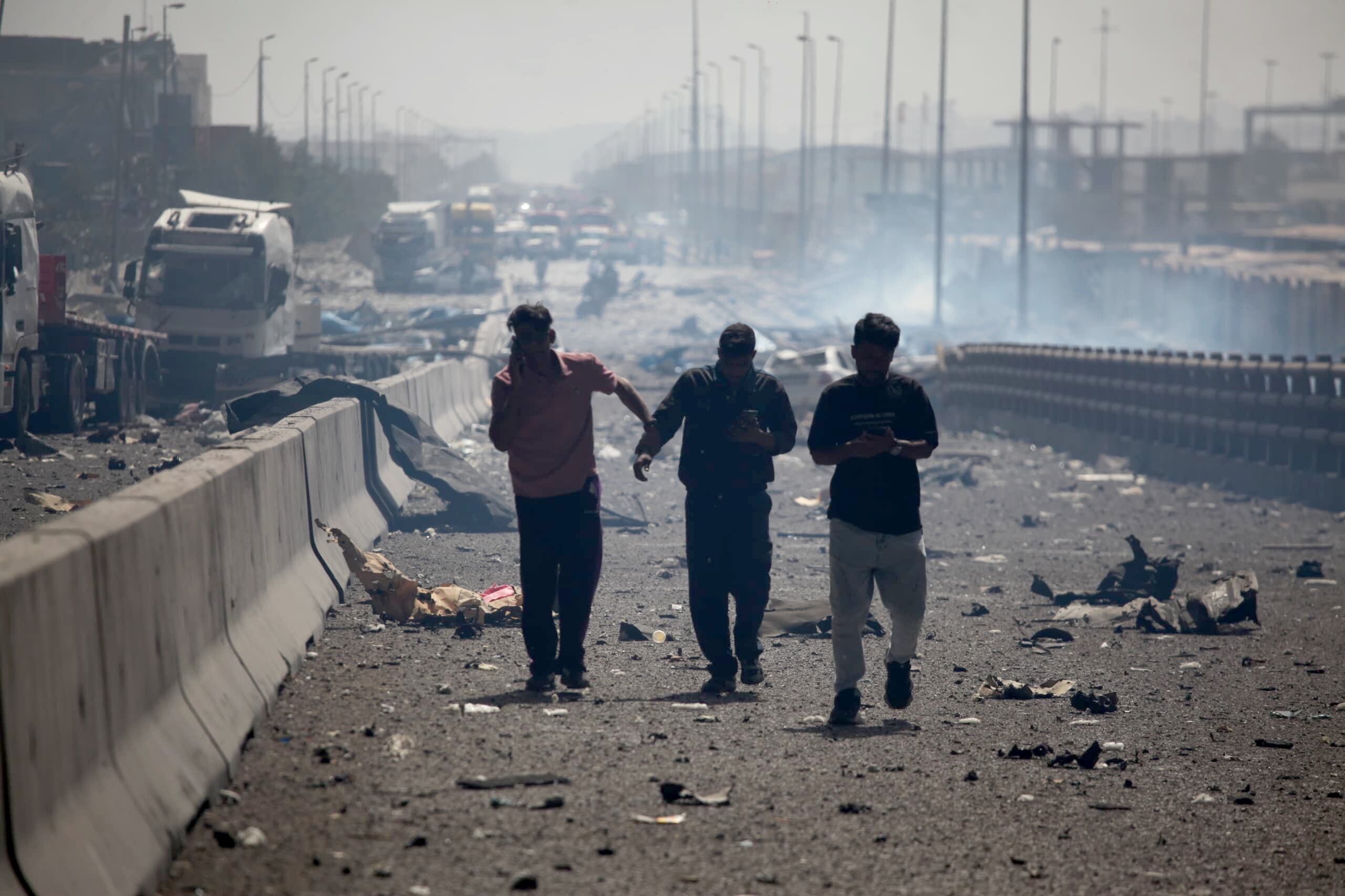 Explosión en Irán. Foto:  EFE/EPA/Mohammad Rasoul Moradi.