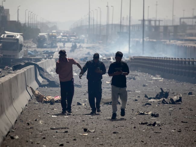 Explosión en Irán. Foto: EFE/EPA/Mohammad Rasoul Moradi.