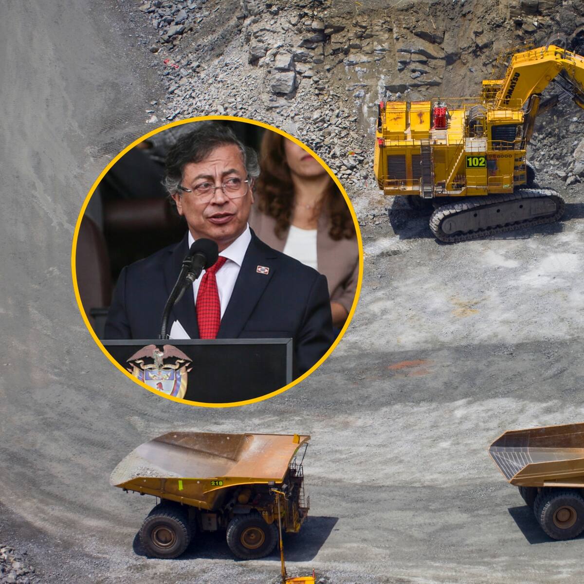 Mineros rechazan recientes declaraciones del presidente Petro y le exigen respeto