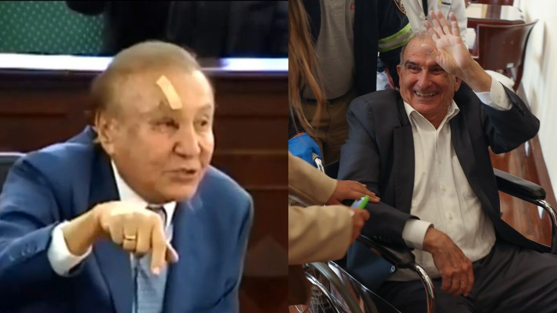 Rodolfo Hernández. cortesía: captura de pantalla sesión de la Comisión Primera del Senado /  Humberto de la Calle. cortesía: Twitter @RoyBarreras