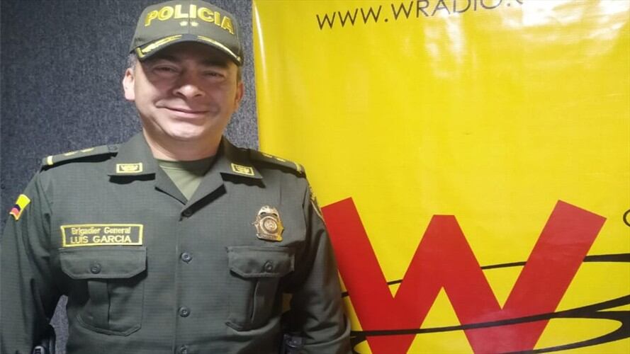 General Luís Ernesto García toma cargo en Bucaramanga. . Foto: La W.