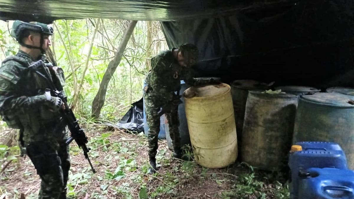 Hallaron más de 300 kilos de clorhidrato de cocaína en San Alberto, Cesar