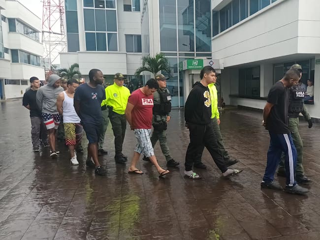 Las operaciones de captura de ‘Los Cat’ se llevaron a cabo en Cali, Bogotá y Medellín. Foto: Policía de Cali.