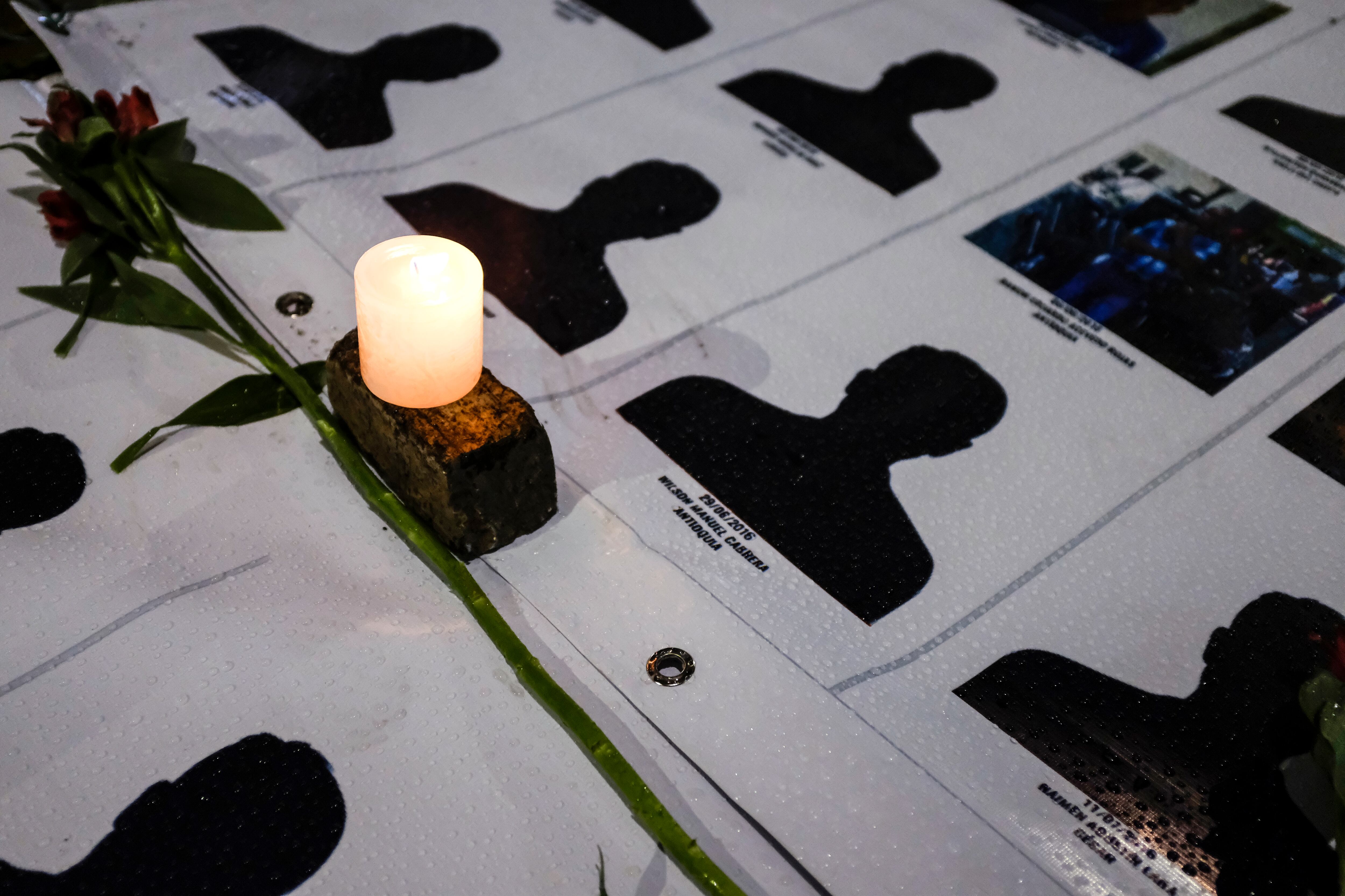 Protestas contra asesinatos de líderes sociales en Colombia. (Photo by Ovidio Gonzalez/Getty Images)