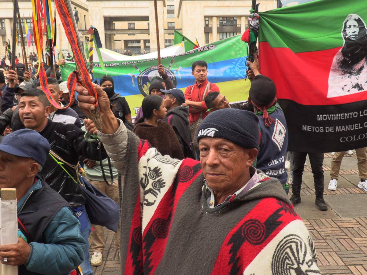 Defensoría del Pueblo hará seguimiento a los acuerdos entre el Gobierno y los indígenas en Bogotá