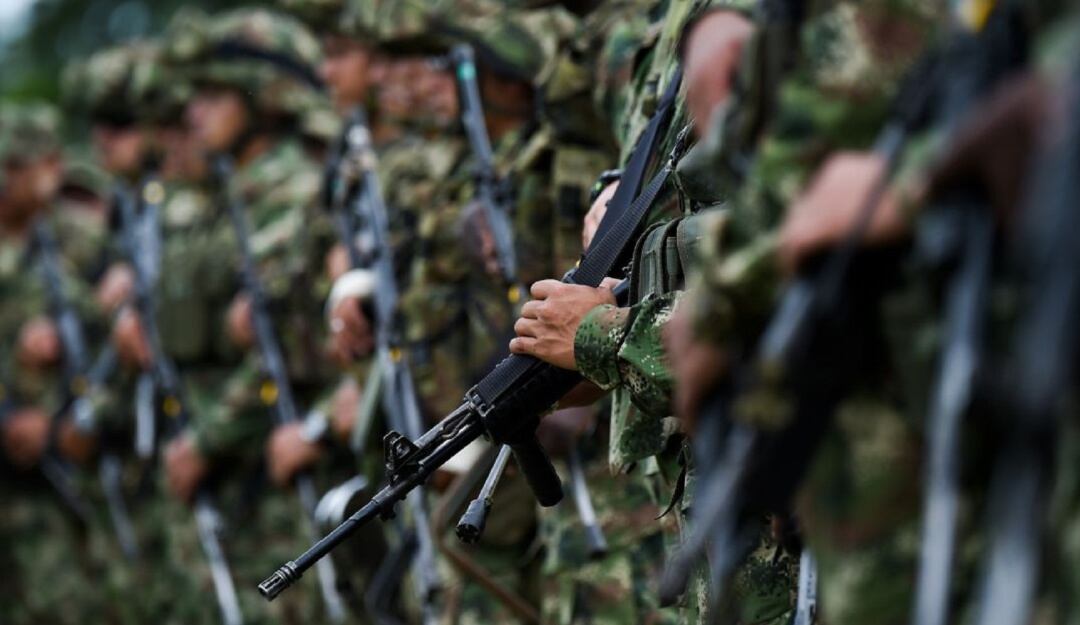 Imagen de referencia de soldados. Foto: Colprensa.