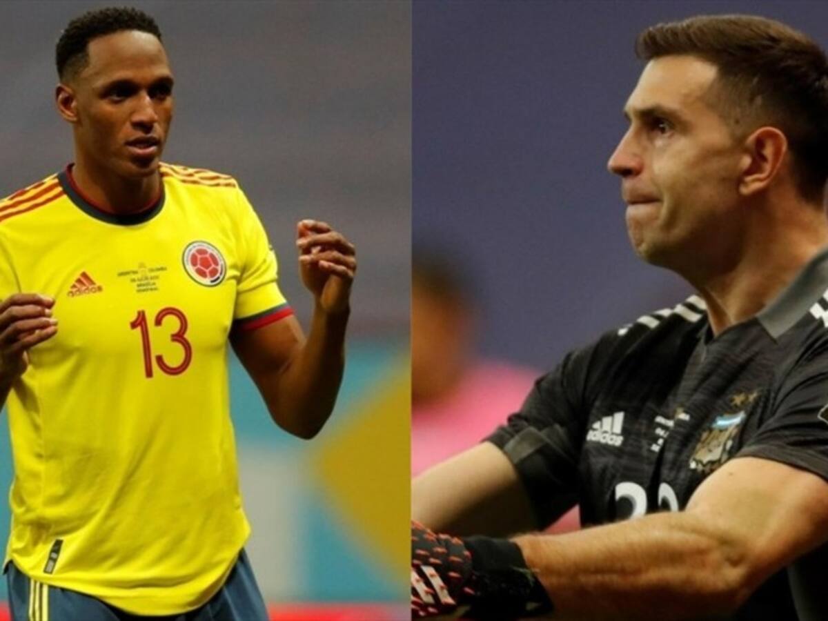 "Te gusta farandulear, mirá como te atajo": Emiliano Martínez a Yerry Mina