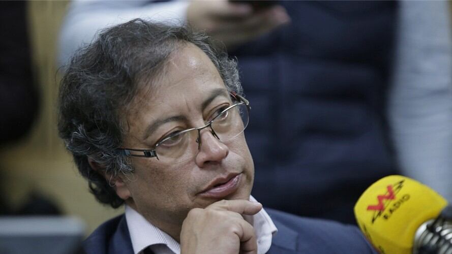 Senador colombiano Gustavo Petro. Foto: Colprensa - Álvaro Tavera
