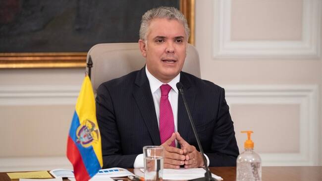 Iván Duque anuncia acuerdos para la vacuna contra COVID-19. Foto: Presidencia