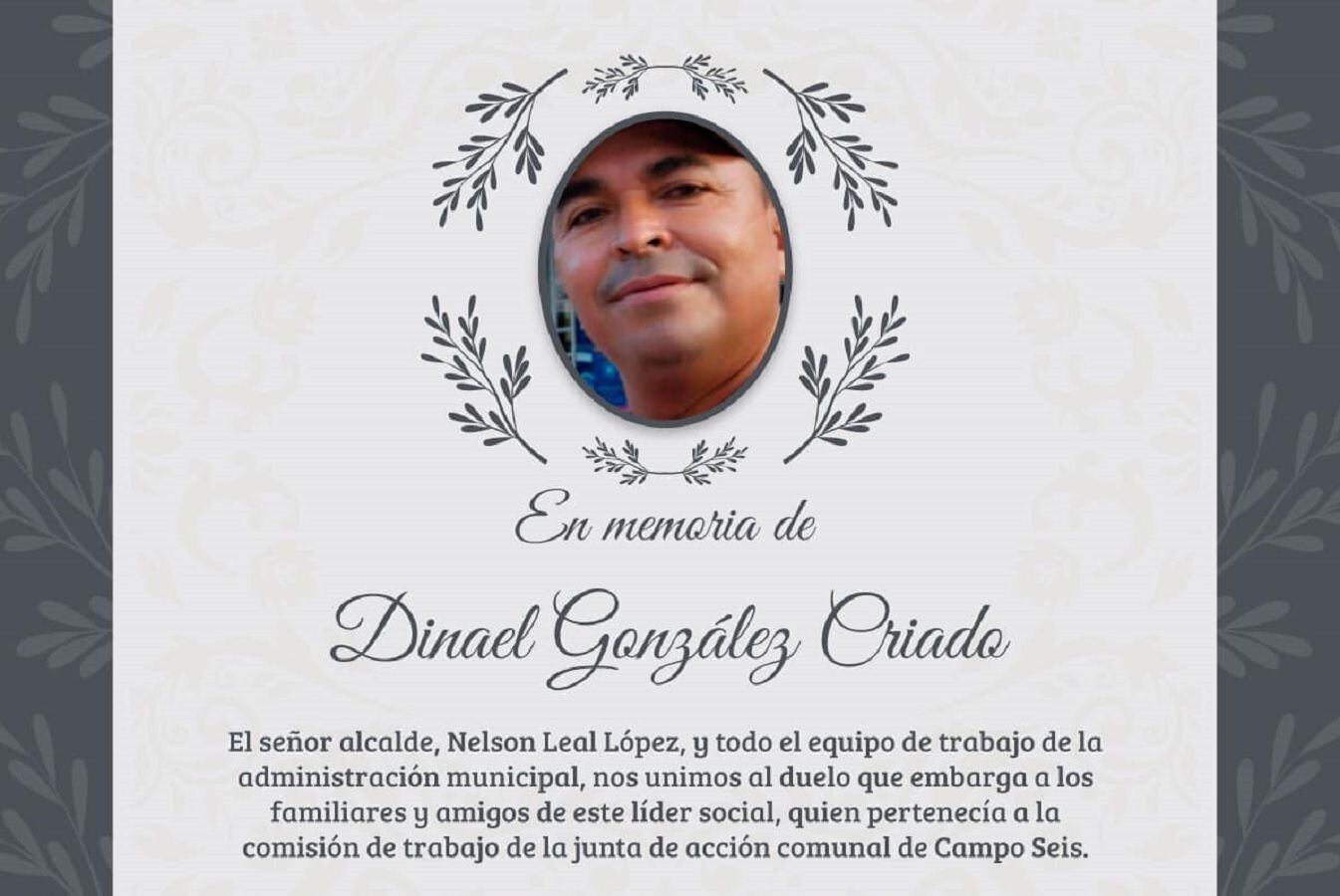 Asesinado líder comunal en el municipio de Tibú, Norte de Santander-Cortesía 