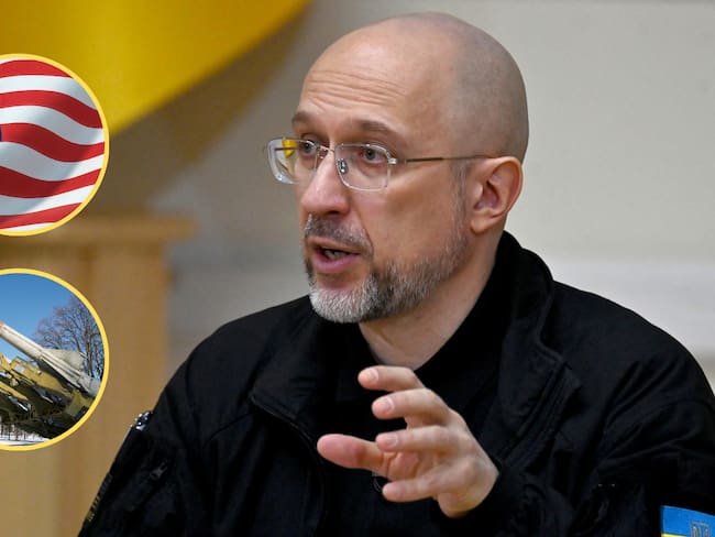 Primer ministro Denís Shmigal. FOTO; SERGEI SUPINSKY/AFP vía Getty Images.