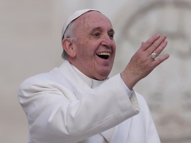 Papa Franciso, sumo pontífice de la Iglesia católica desde la Ciudad del Vaticano. Foto: Getty Images/Grzegorz Galazka