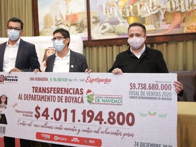 El sector salud del país recibió un total de $4.694.386.300.. Foto: Gobernación de Boyacá