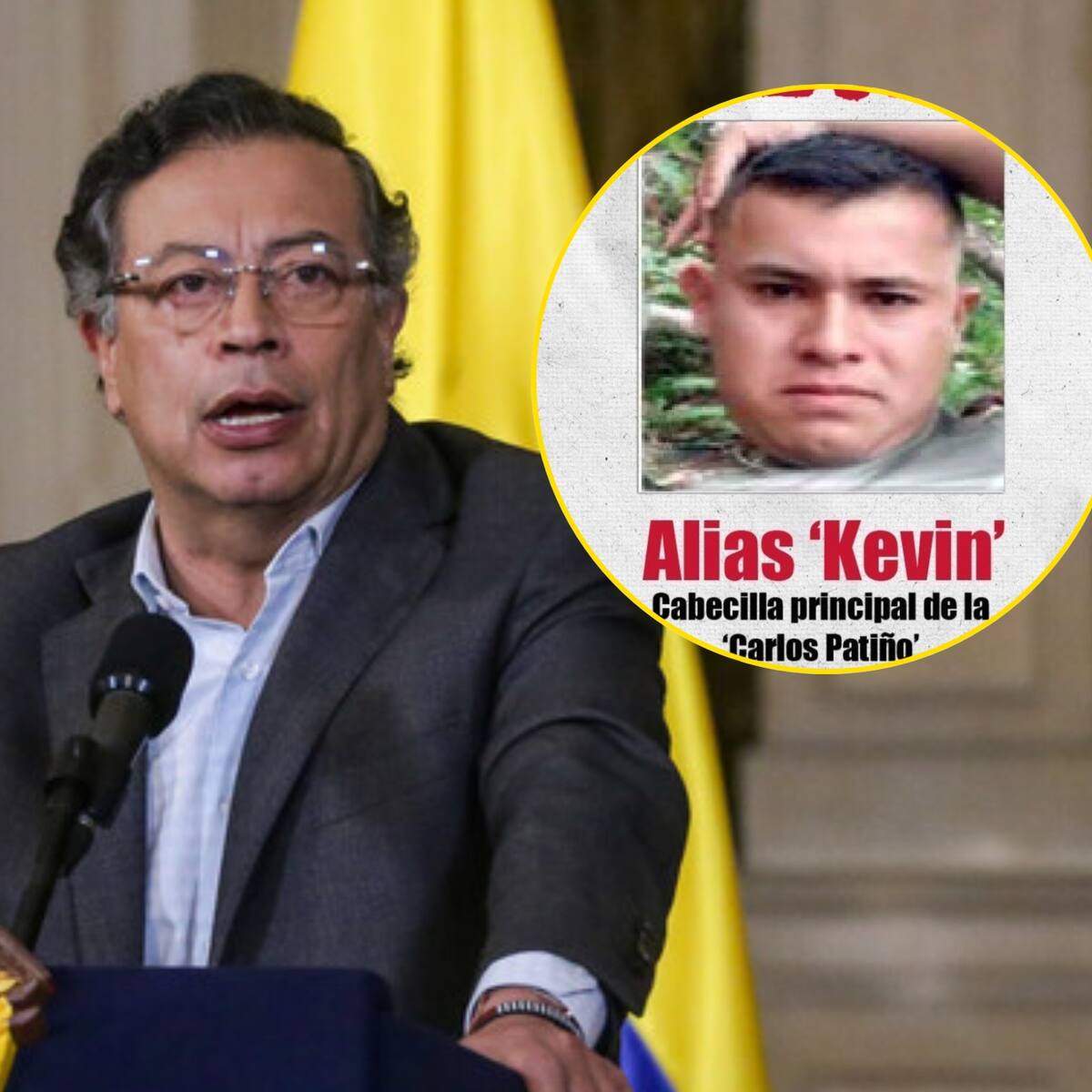 “Presión militar induce rendición”: Petro tras entrega de ‘Kevin’, cabecilla de disidencias en Cauca