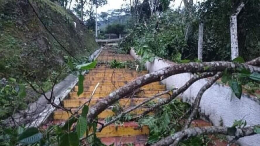 Varios lesionados fueron trasladados al hospital de Muzo. . Foto: Cortesía a W Radio