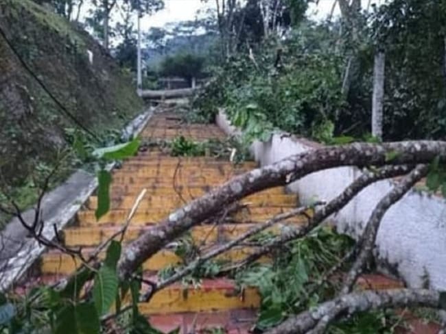 Varios lesionados fueron trasladados al hospital de Muzo. . Foto: Cortesía a W Radio