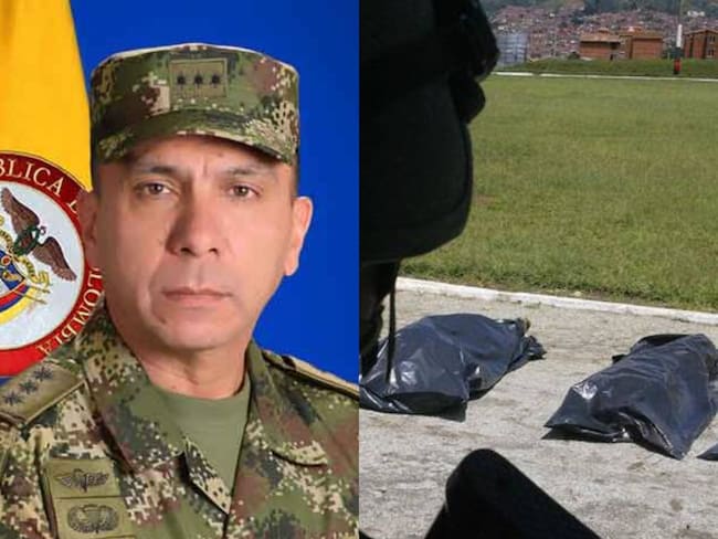 General Edgar Alberto Rodríguez, actual comandante del Comando Conjunto Tercero del Ejército e imagen de referencia de falsos positivos. Foto: Colprensa y cortesía del Ejército.