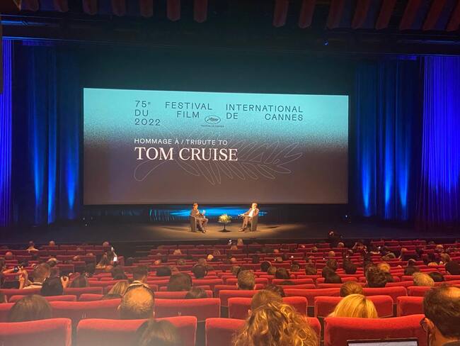 Tom Cruise fue recibido con una gran ovación en el Festival de Cannes. Foto: W Radio.