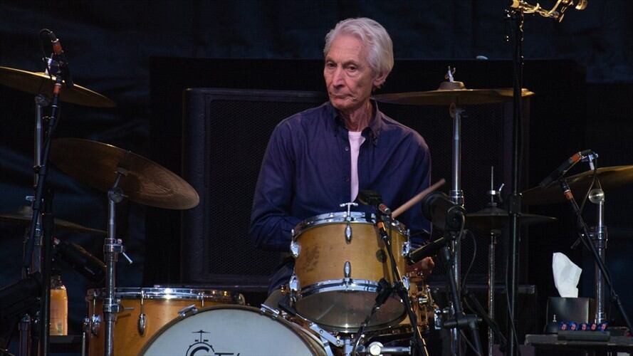 Charlie Watts, baterista de los Rolling Stones. Foto: Roberto Ricciuti/Getty Images