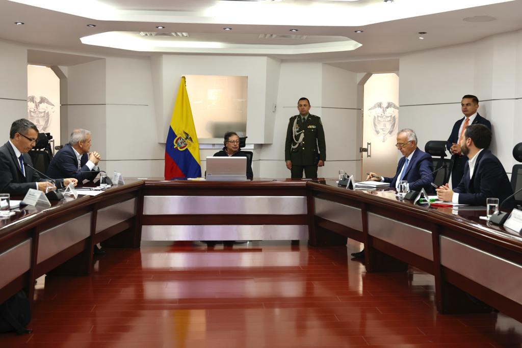 Reunión entre Gustavo Petro y Carlos Fernando Galán | Foto: Presidencia
