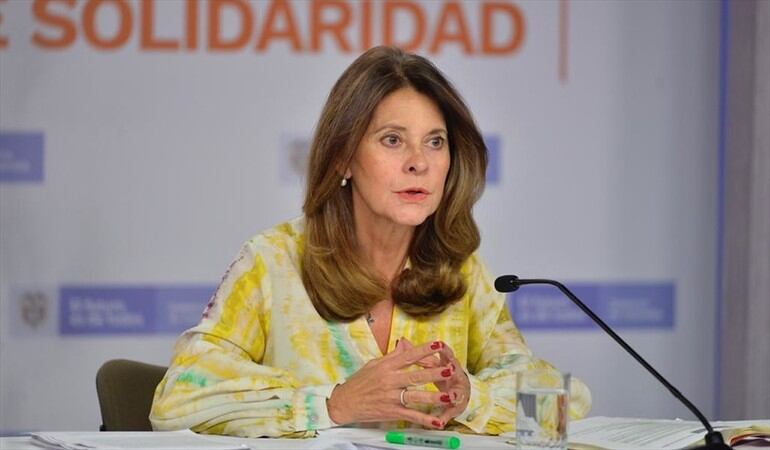 Marta Lucía Ramírez criticó la eliminación de las Farc de la lista de grupos terroristas. Foto: Colprensa