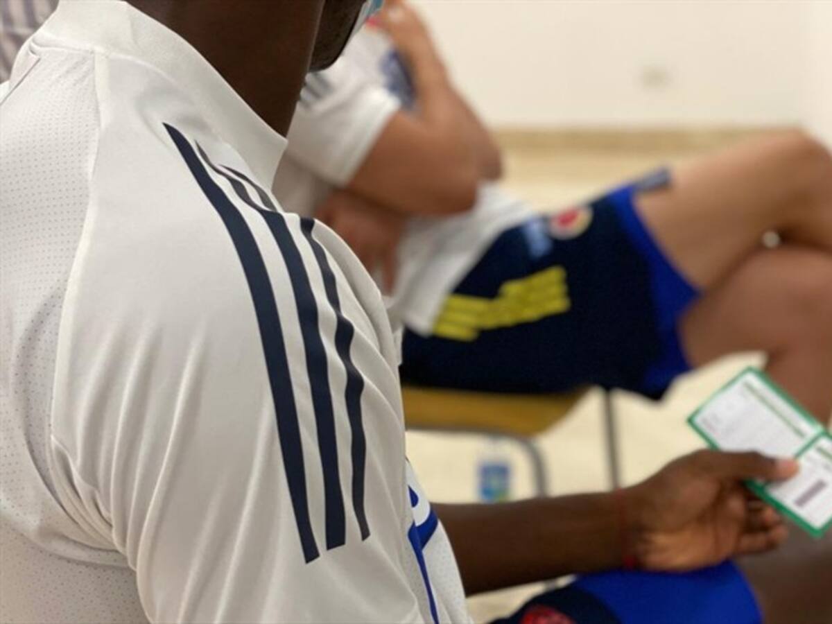 Jugadores de la Selección Colombia se vacunaron contra el COVID 19 en Barranquilla