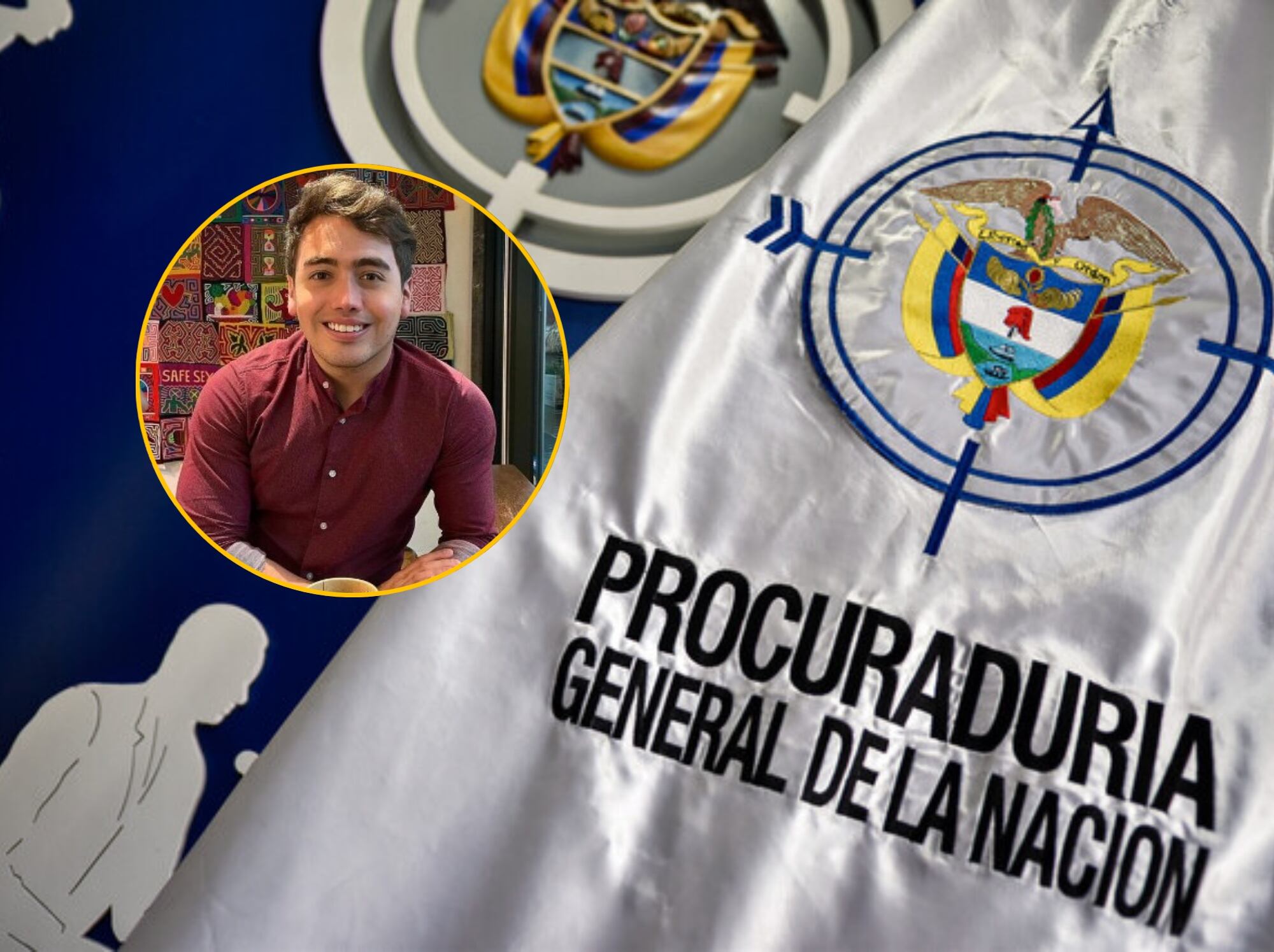 Concejal Julián Triana y Procuraduría General de la Nación. Foto: X @trianavjuli / (Colprensa - Cristian Bayona).