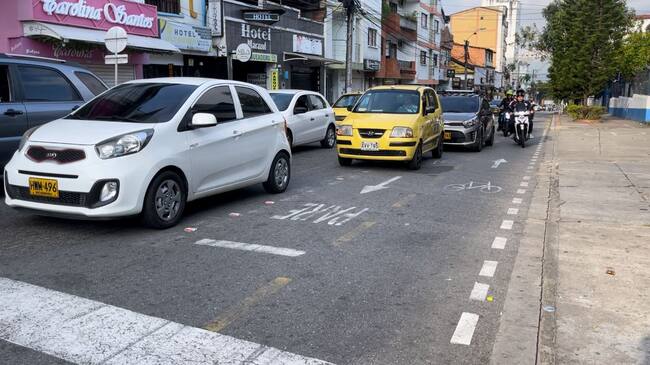 Levantan tramos de ciclorrutas en Bucaramanga.
