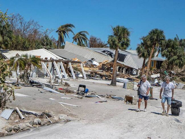 Huracán Ian en Florida. Foto: (Pedro Portal/Miami Herald/Tribune News Service via Getty Images)