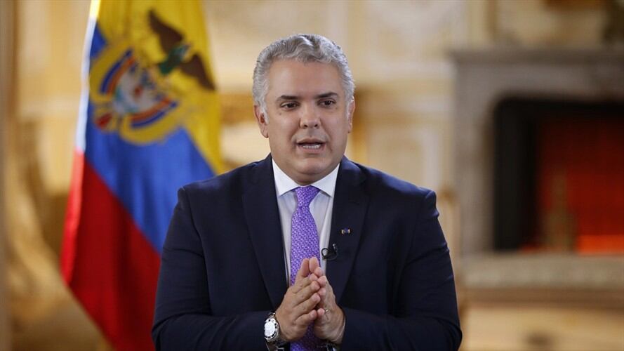 Presidente de Colombia, Iván Duque. Foto: Colprensa - Álvaro Tavera