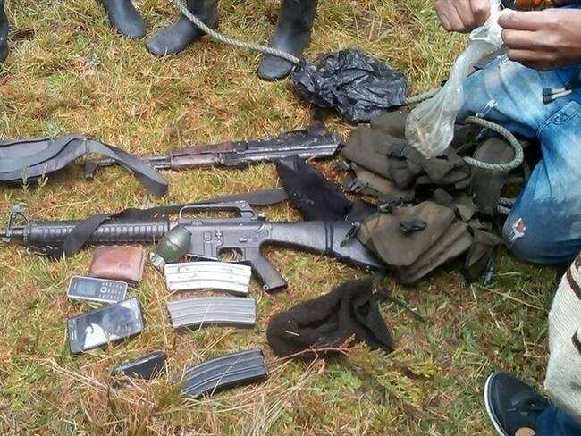 Redada a la casa del Cabildo Indígena de Pioyá, Cauca, dejó un muerto. Foto: Lideres indígenas a cargo de la búsqueda de los implicados