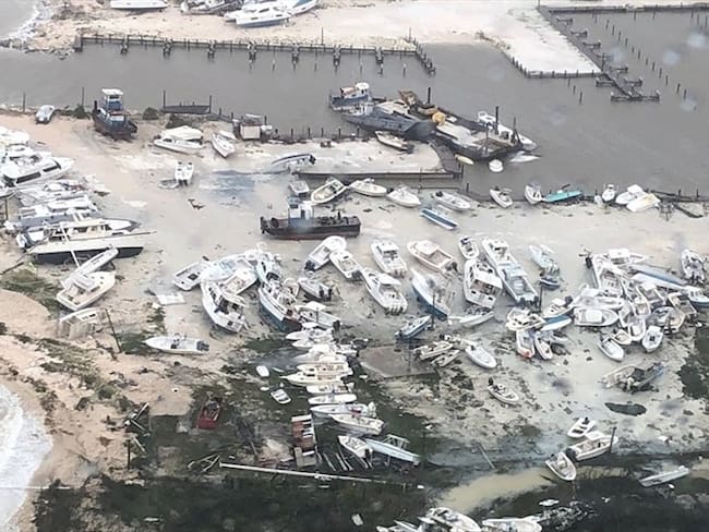 Las impactantes imágenes que dejó el destructor paso de Dorian por Bahamas. Foto: Agencia EFE