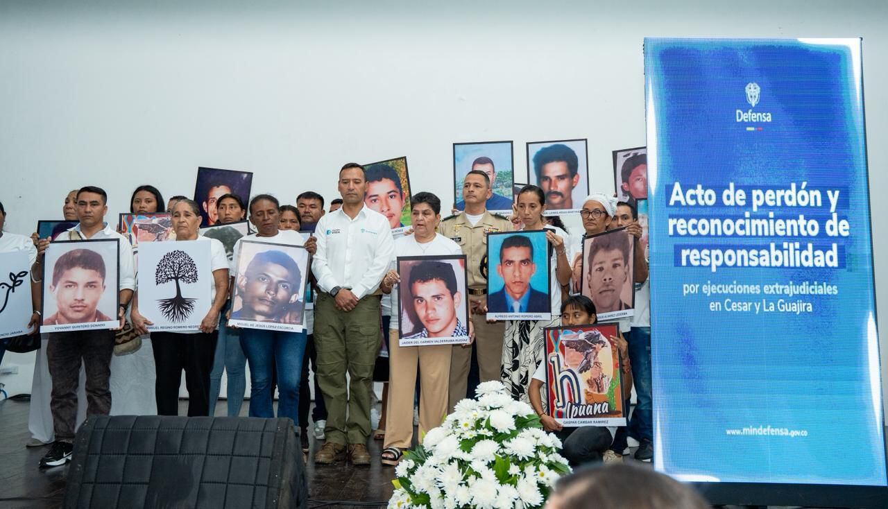 Acto de perdón y reconocimiento por falsos positivos. Foto: Suministrada