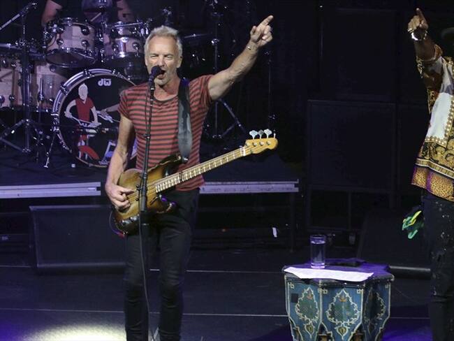 Sting y Shaggy se presentarán en Bogotá el próximo 21 de octubre en el Movistar Arena. Foto: Associated Press - AP